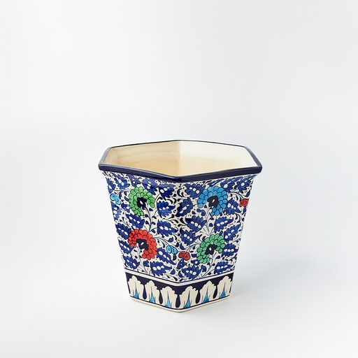 [PK9650-HM-PLN-029836] Blue Pottery Planter (MC-I)