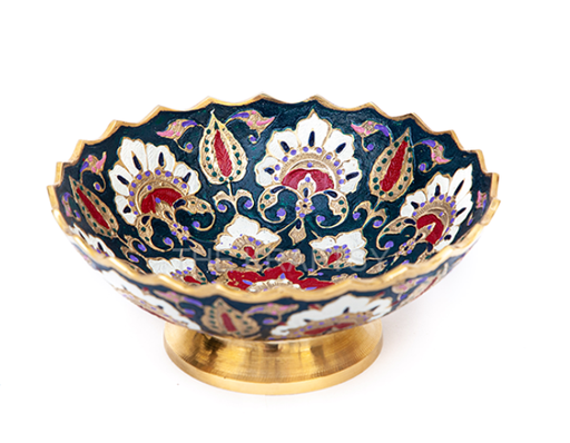 [PK9632-CF-MET-030164] Royal Enamel Bowl