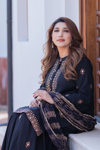 [1-GH-25] BLOCK PRINT KURTA GHARARA SUIT