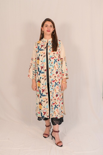 [2-G-24] Beige Bird Gown