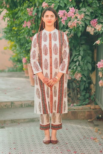 [7-Ajrak-24] AJRAK BLOCKPRINT SUIT
