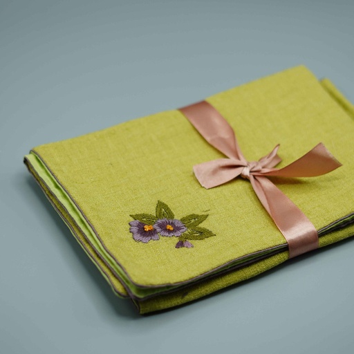 [VC-EG-TM-2] TM-2 Mint Green Jute Tray Mats