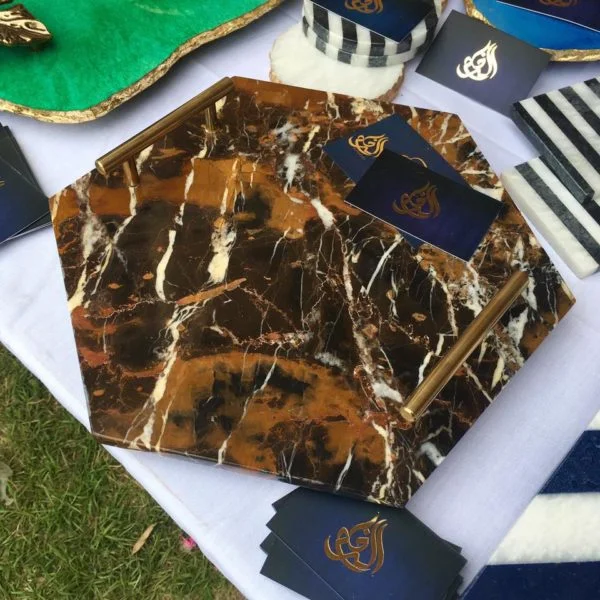 [VC-RAKH-MP-P-10108] Marble Platter – Michelengelo