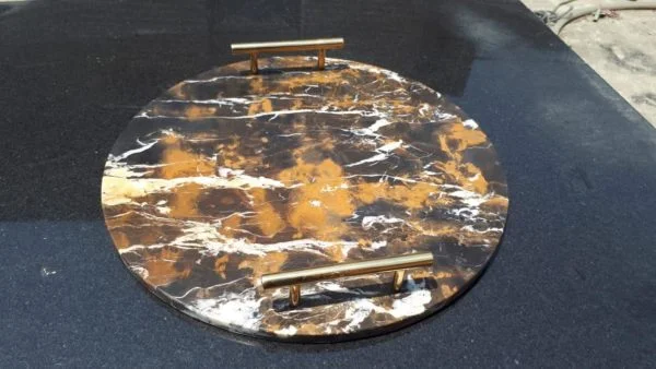 [VC-RAKH-MP-P-10107] Marble Platter – Michelengelo