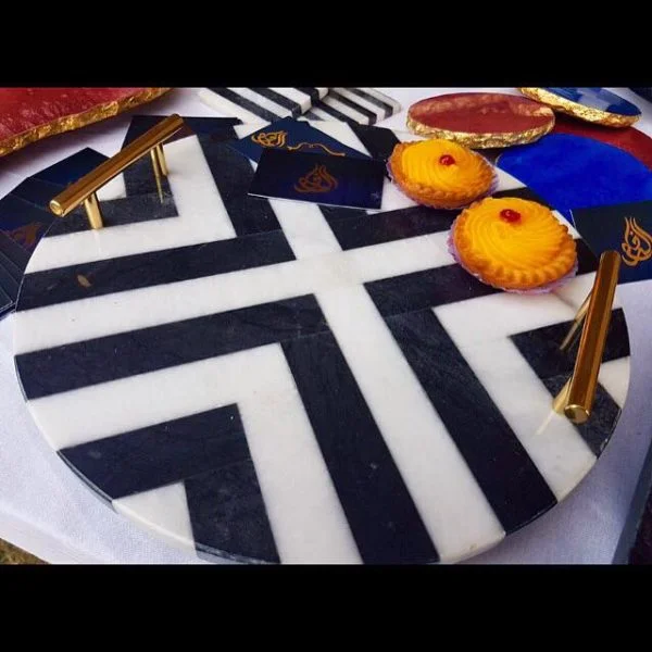 [VC-RAKH-MP-MC-10101] Marble Platter – Monochrome