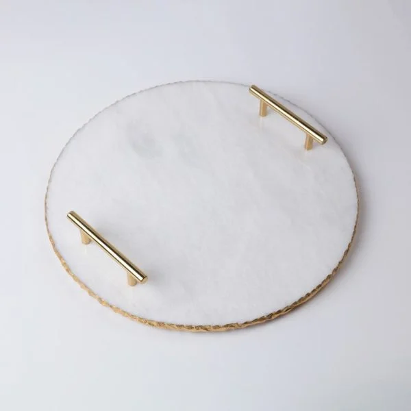 [VC-RAKH-MP-P-10101] Marble Platter – White