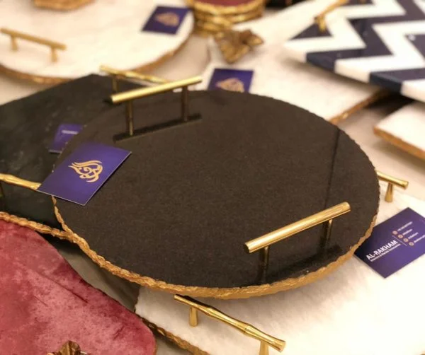 [VC-RAKH-MP-P-10103] Marble Platter – Black