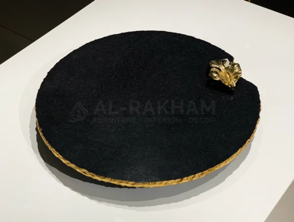 [VC-RAKH-MP-LF-10101] Leaf Platter – Black