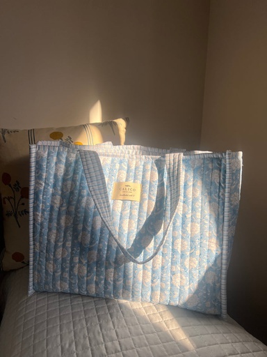 [VC-CALC-013] Blue Blossom Tote Bag