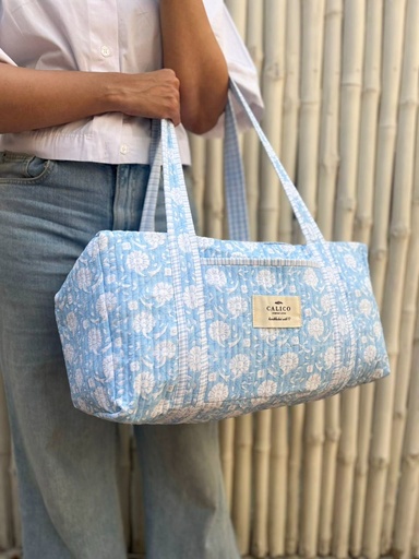 [VC-CALC-111] Blue Blossom Duffle