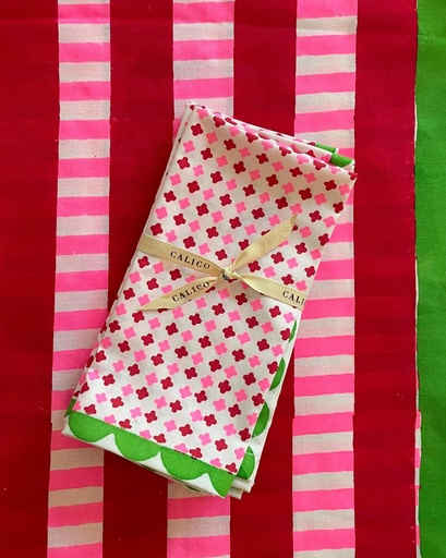 [VC-CALC-074] Berry Clover Napkins