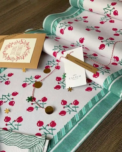 [VC-CALC-042] Pomegranate Table Runner