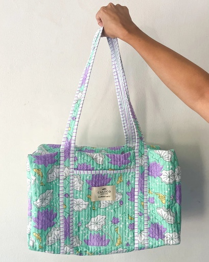[VC-CALC-109] Waterlily Duffle Bag