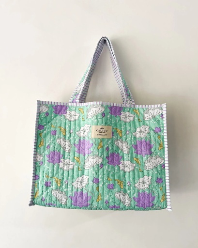 [VC-CALC-014] Waterlily Tote Bag