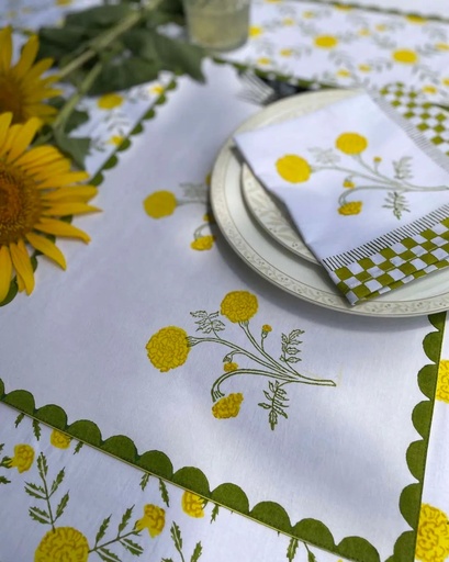 [VC-CALC-057] Marigold Placemat Set