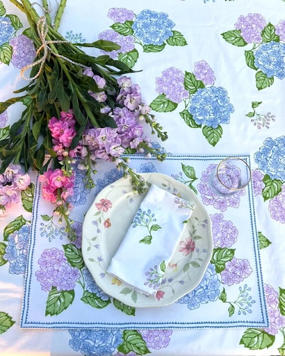 [VC-CALC-027] Hydrangeas Tablecloth