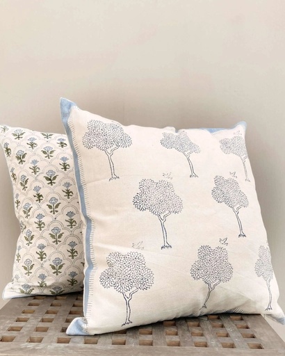 [VC-CALC-125] Trees | Charbagh Cushion Cover