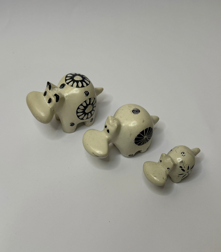 [VC-NUQ-NQANS14] Small White Stone Hippopotamus
