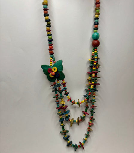 [VC-NUQ-231] Multi-Colour Beaded Statement Necklace