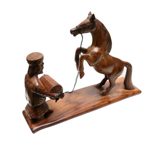 [PK0130-HM-SCL-003233] Seesham wooden pakistan culture sculpture