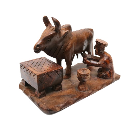 [PK0130-HM-SCL-003236] Seesham wooden Pakistan culture sculpture