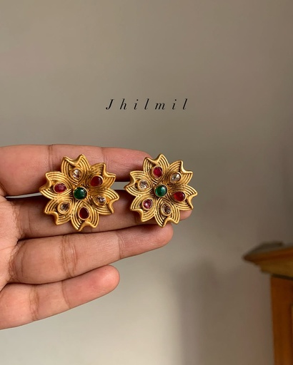 [VC-JHIL-092] Rajwari Phool Earrings