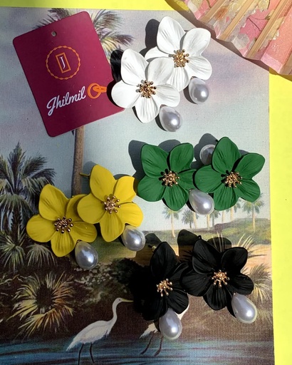 [VC-JHIL-104] Clay Flower Studs