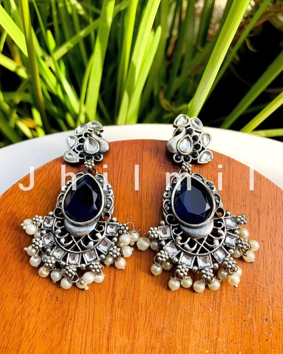 [VC-JHIL-148] Peacock stone danglers