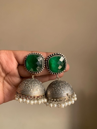 [VC-JHIL-254] Mona Lisa Stone Jhumki