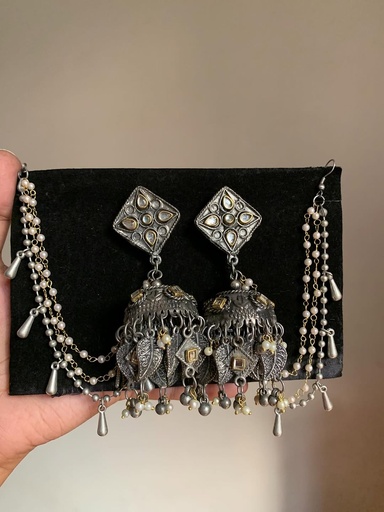 [VC-JHIL-301] Kundan Sahara Jhumka