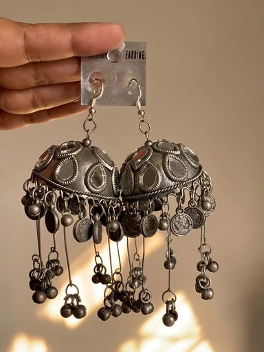 [VC-JHIL-315] Oxidized Jhumka Design 59