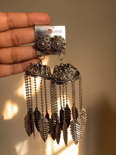 [VC-JHIL-390] Oxidized Jhumka Design 60