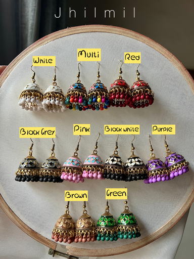 [VC-JHIL-412] Cute painted jhumkis