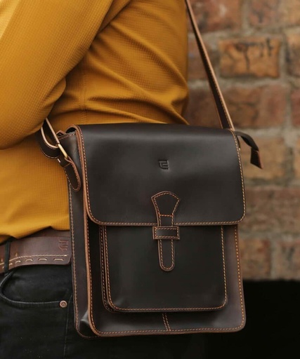 [VC-ZNFA-067] Bellaro – The Satchel Bag – Dark Coffee Brown