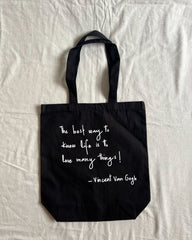 [VC-NGR-008] Van Gogh Quote - Tote Bag
