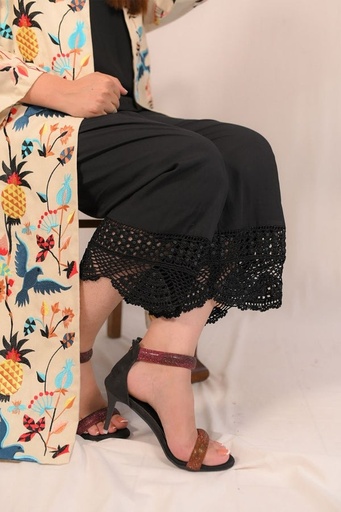 [4.P.24] CROCHET PANTS BLACK