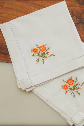 [2.TN.26] Citrus Blossom Tea Napkins