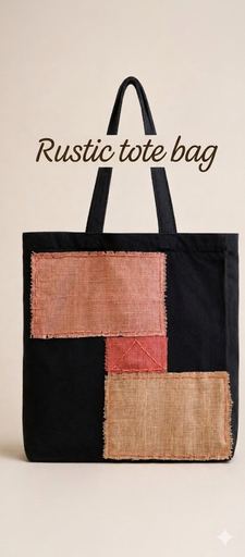 Embroidered tote bag