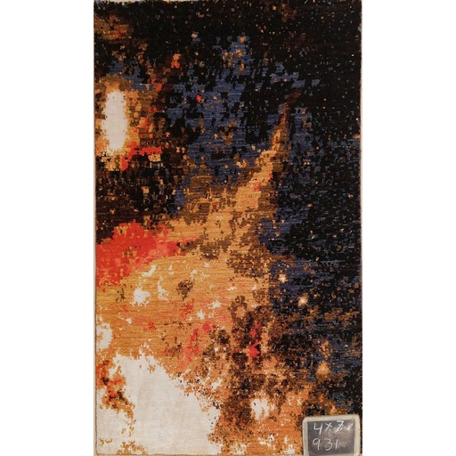 [PK0499-HM-RUG-004141] Modern Carpet -Wool&Silk- 4.6x7