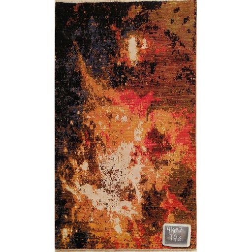 [PK0499-HM-RUG-004153] Modern Carpet -Wool&Silk- 4.6x7