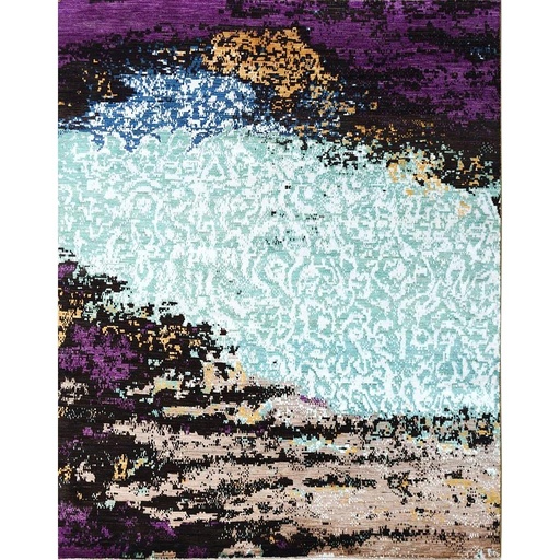 [PK0499-HM-RUG-004169] Modern Carpet -Wool&Silk- 8x10