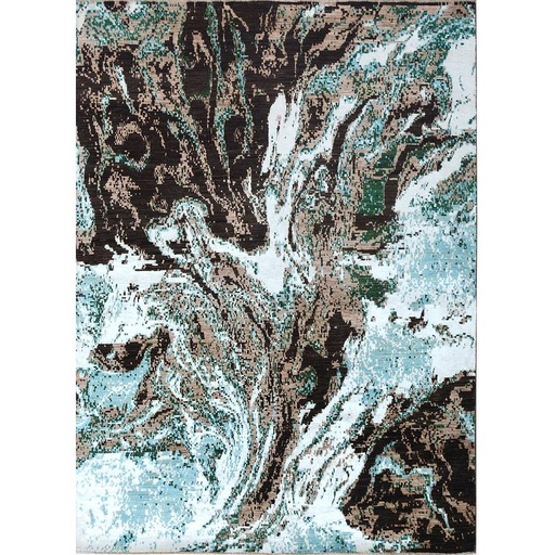 [PK0499-HM-RUG-004174] Modern Carpet -Wool&Silk- 8x10