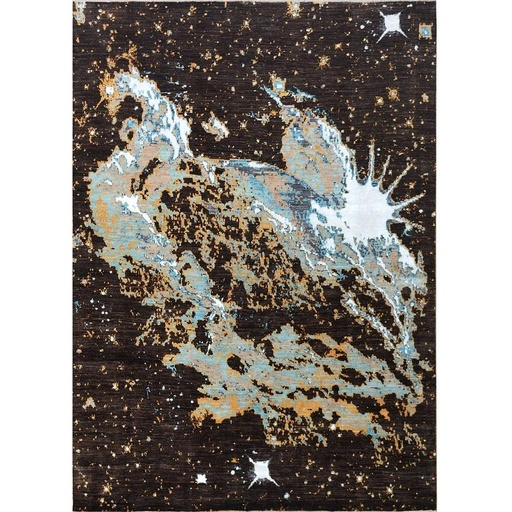 [PK0499-HM-RUG-004189] Modern Carpet -Wool&Silk- 8x10