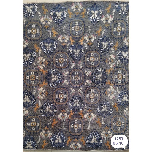 [PK0499-HM-RUG-004209] Modern Carpet -Wool&Silk- 8x10