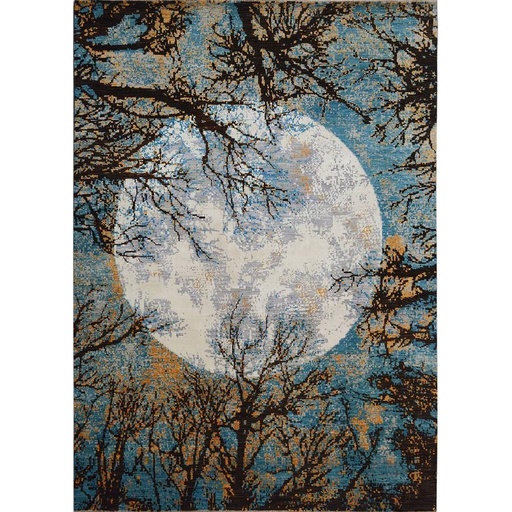 [PK0499-HM-RUG-004219] Modern Carpet -Wool&Silk- 9x12