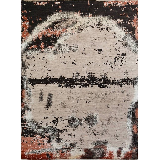 [PK0499-HM-RUG-004247] Modern Carpet -Wool&Silk- 9x12