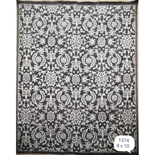 [PK0499-HM-RUG-004293] Suzani Carpet -Wool&Silk- 8x10