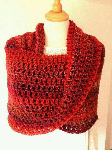 [PK0166-CW-SCF-004340] Mobius Shawl