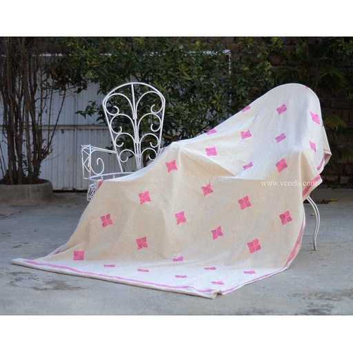 [PK0888-CW-SCF-005137] Phulkari Embroidered Shawl