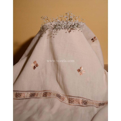 [PK0888-CW-SCF-007032] Hand embroidered dupatta